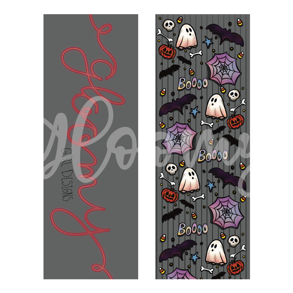 Halloween Themed Bookmark Set