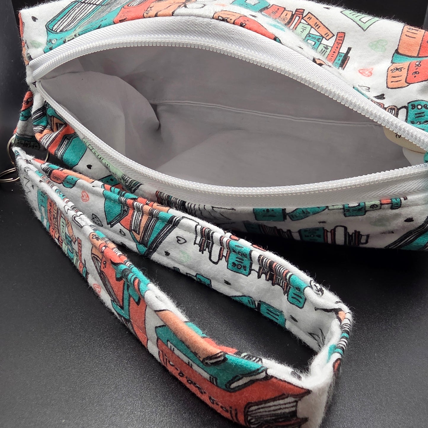 Bookish Pencil Pouch w/Matching Wristlet