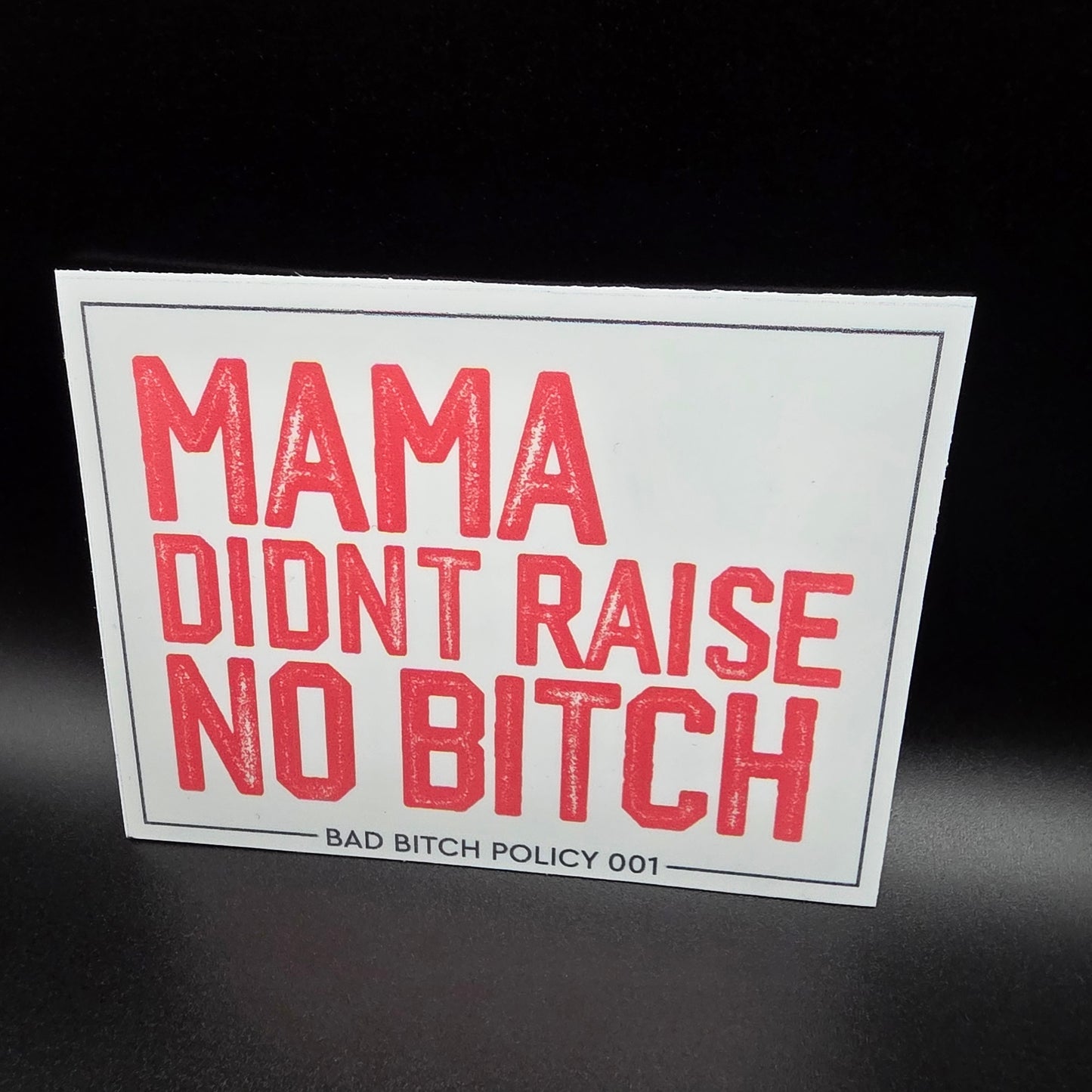 Bad Bitch Policy 001