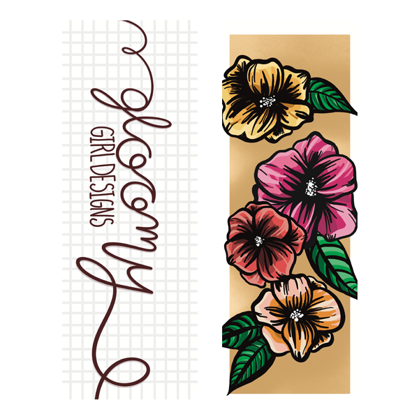 Soft Pink Floral Bookmark Set