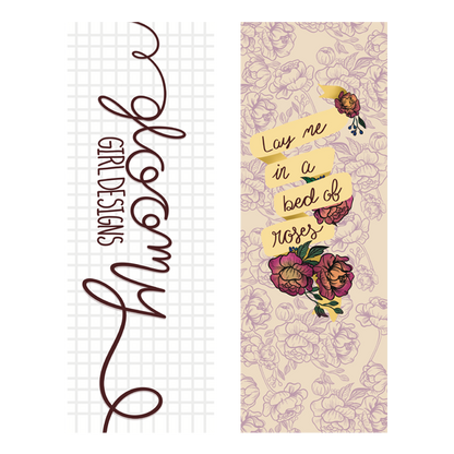 Soft Pink Floral Bookmark Set