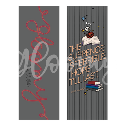 Halloween Themed Bookmark Set