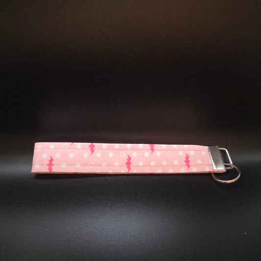 Pastel Pink Bats Wristlet
