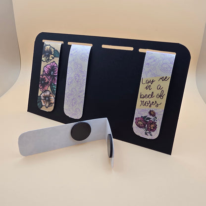 Soft Pink Floral Bookmark Set