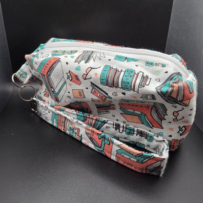 Bookish Pencil Pouch w/Matching Wristlet