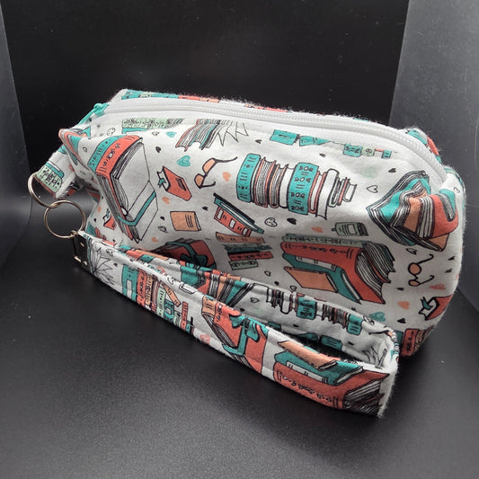 Bookish Pencil Pouch w/Matching Wristlet